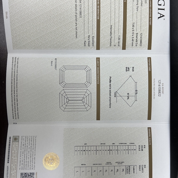 Diamond ring platinum setting - Picture 3 of 7